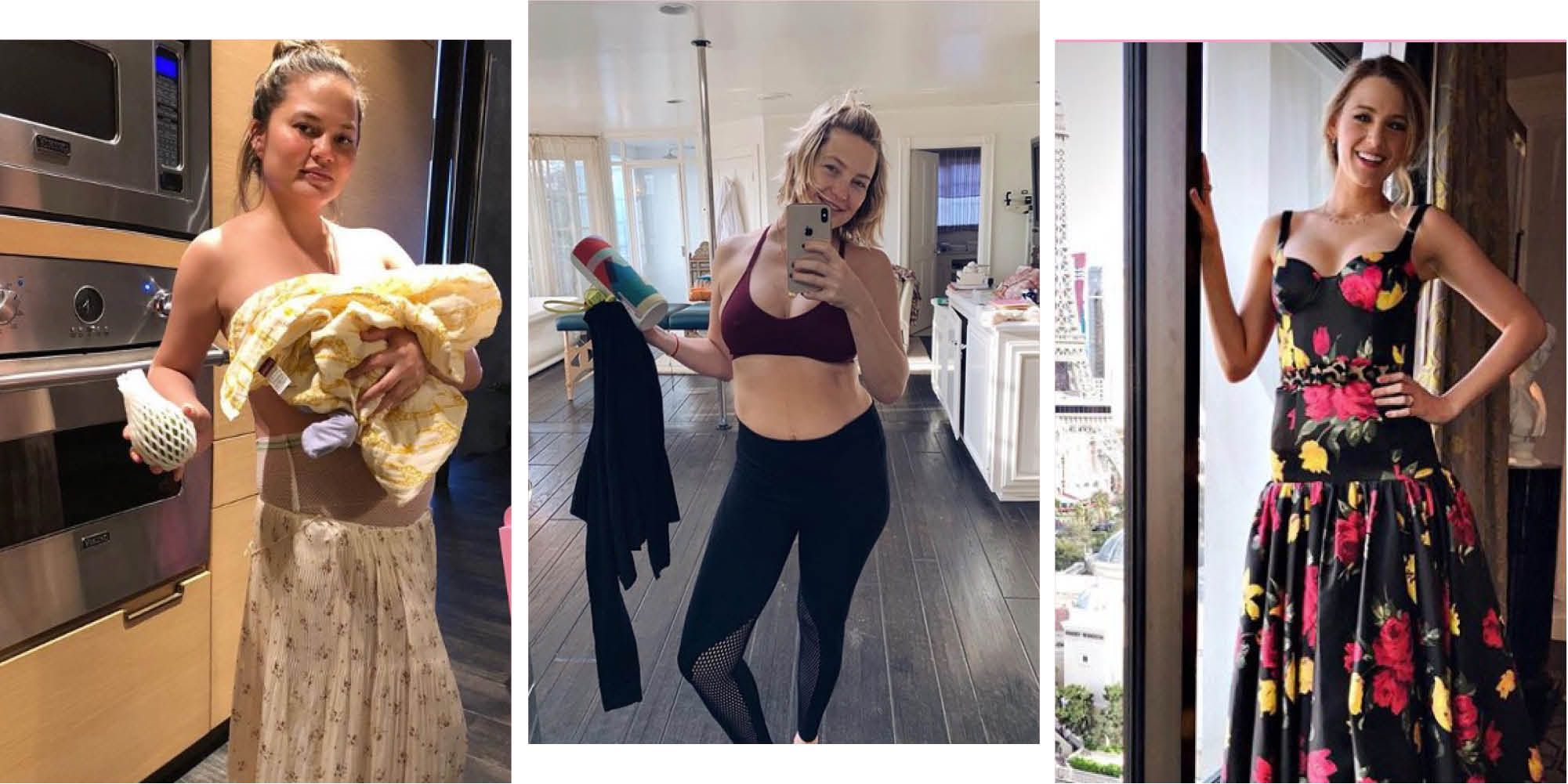 16 Celebrities Who Got Real About Their Post Baby Bodies
