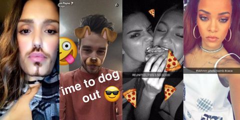 A definitive list of celebrities' official Snapchat usernames