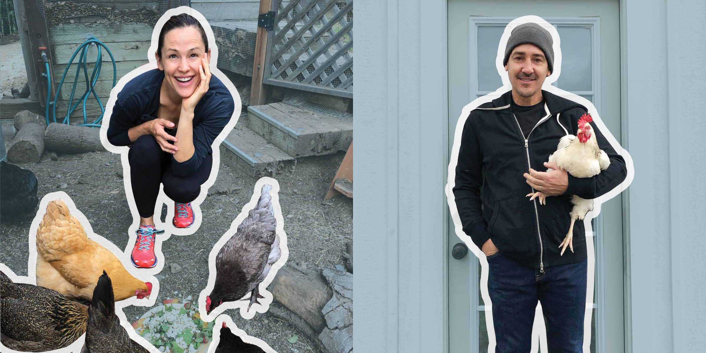 37 Celebrities You'd Be Surprised Keep Chickens in Their Backyards