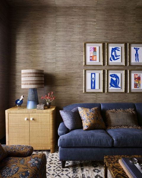 50 Living Room Color Combinations, What Colours Go With A Blue Sofa