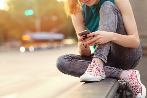 Mobiele telefoon opbreken Cell phone break up