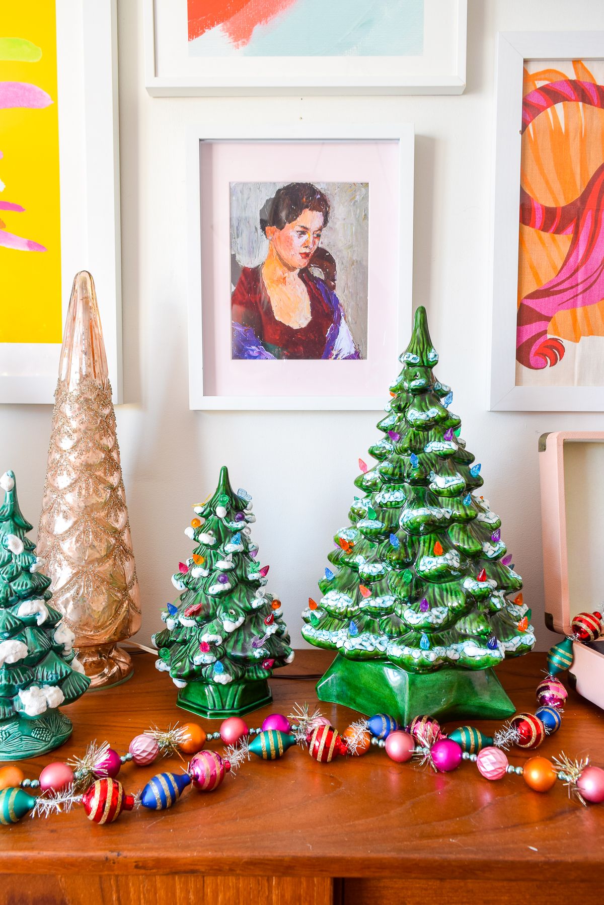Ceramic Hang Christmas Tree with Love 
