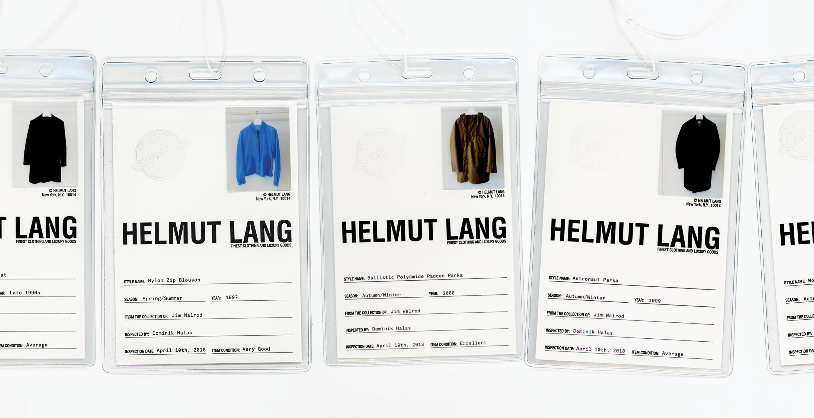 helmut lang kollektion shirt