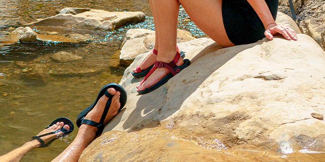 These Lightweight Sandals Channel Big 'Point Break' Energy