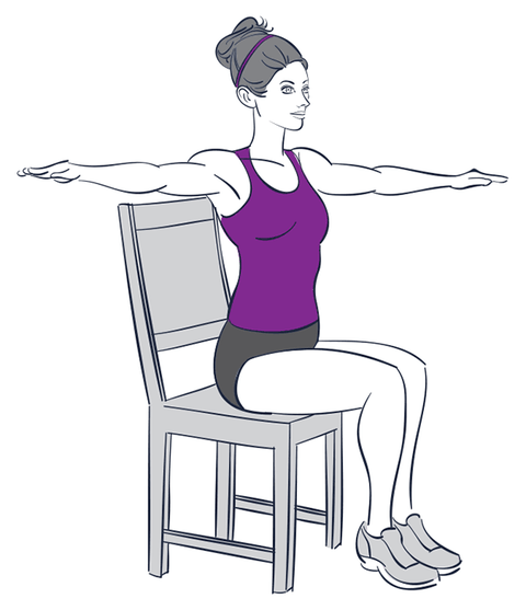 of benefits office as ball using chair exercise You While Down Do 9 Exercises Can Sitting