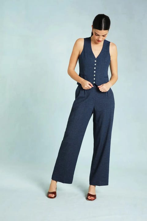 Looks con chaleco y pantalón de vestir Looks con chaleco y pantalón de vestir