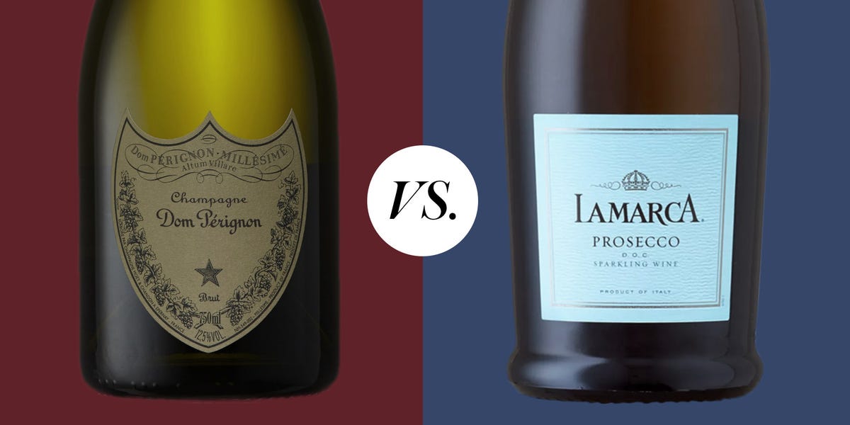 Prosecco vs Champagne What's the Difference, How They're Made, and Prices