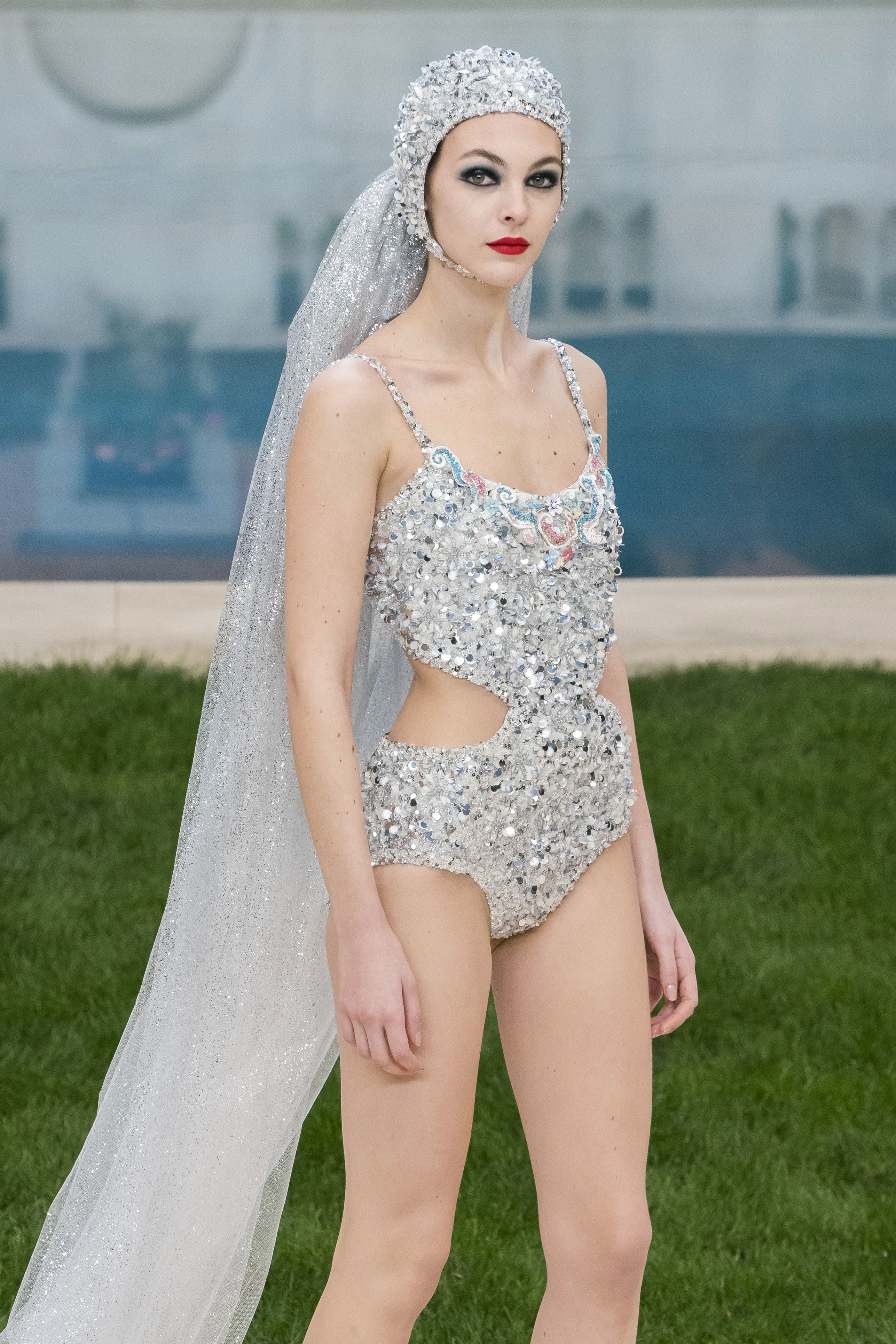 chanel bridal gown