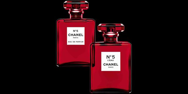 Chanel No 5 Limited Edition Red Bottle Christmas