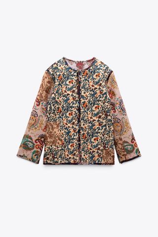 chaqueta acolchada reversible de Zara