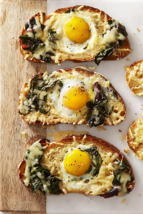 Chard Gruyere Eggs In a Hole - Best Brunch Recipes