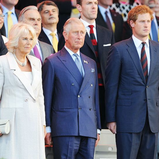 charles and camilla post for first time since harry's interview