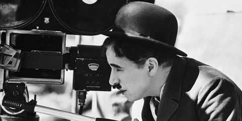 Charlie Chaplin Behind Movie Camera