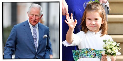 Prince Charles and Princess CHarlotte | ELLE UK