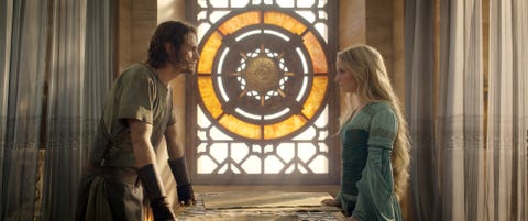 charlie vickers, morfydd clark, lord of the rings the rings of power
