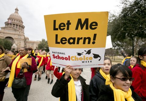 Texas Students rally for School Choice