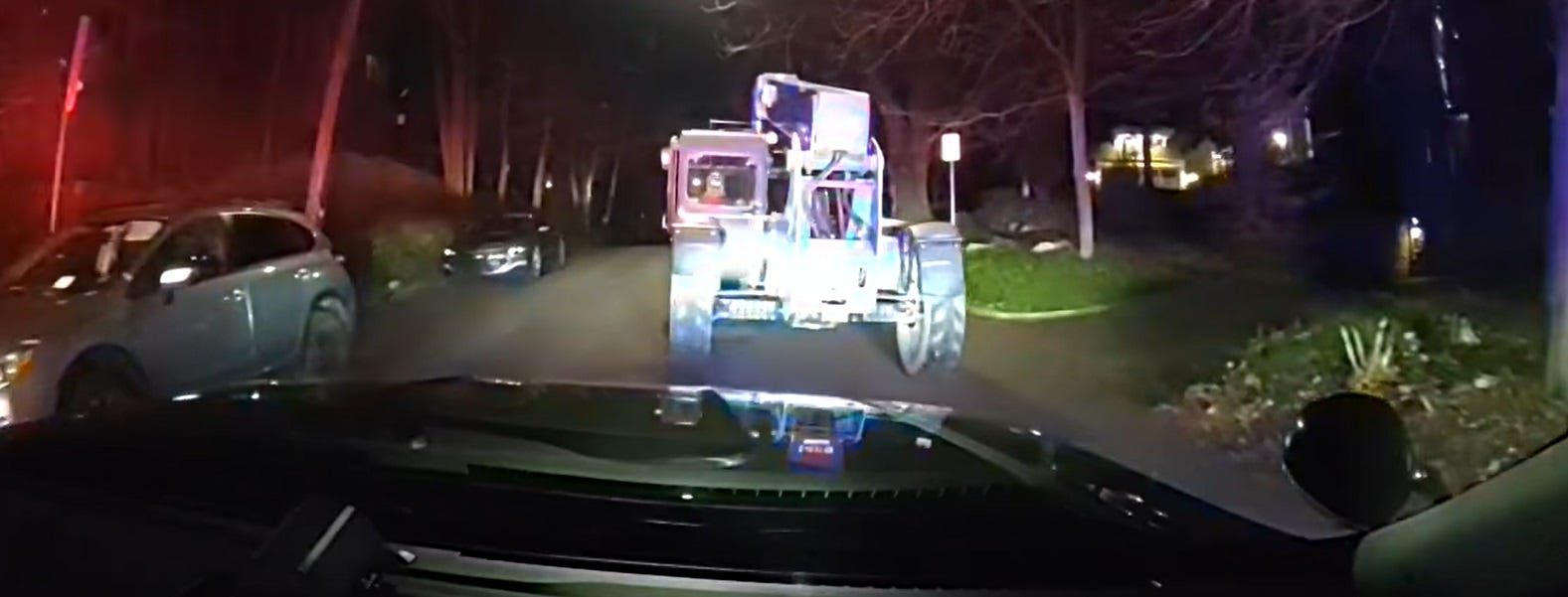 12-Year Old Joyrides Stolen Forklift Through Michigan Streets with Cops in Pursuit, Police Say