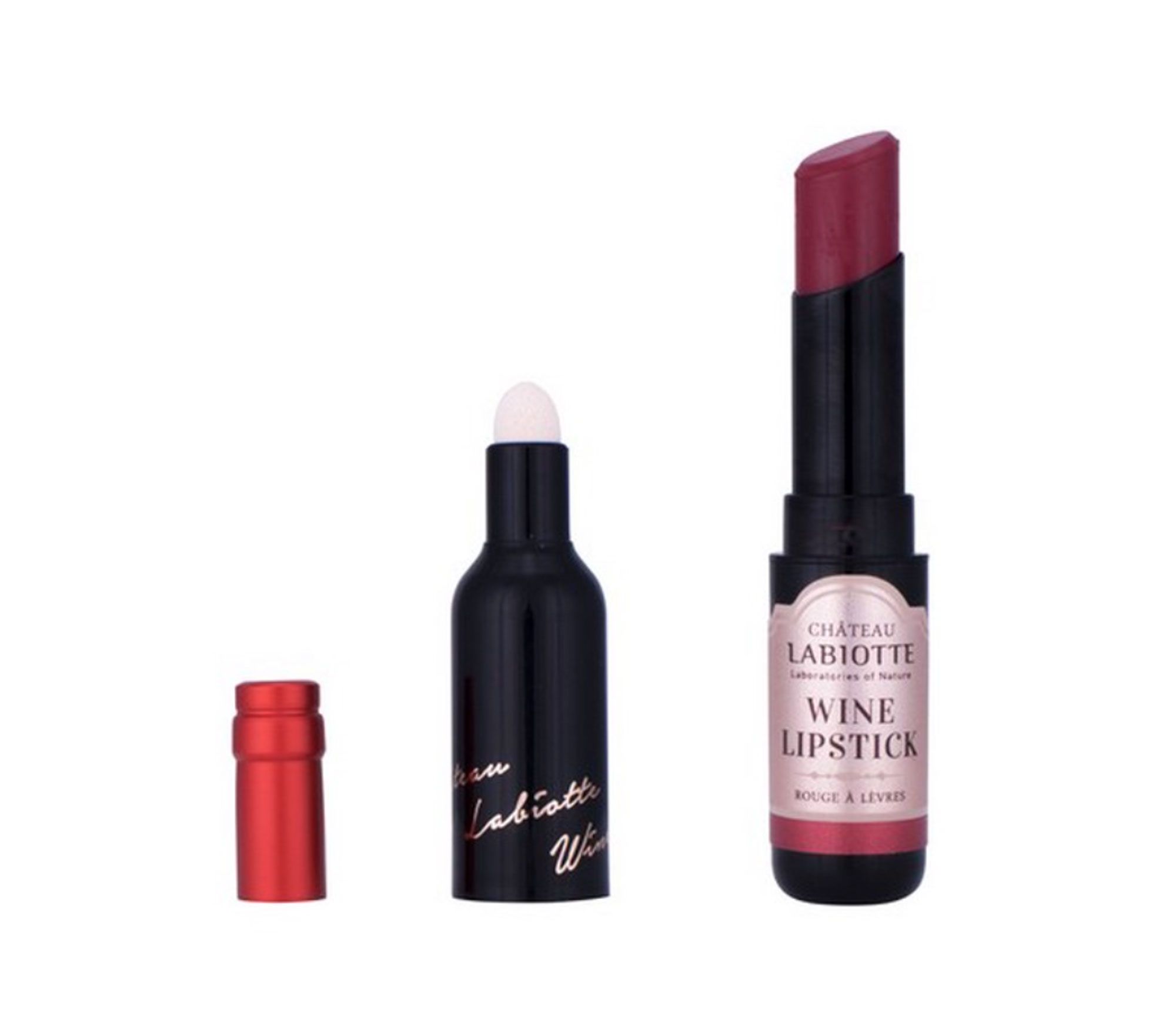 wine bottle shaped lipstick