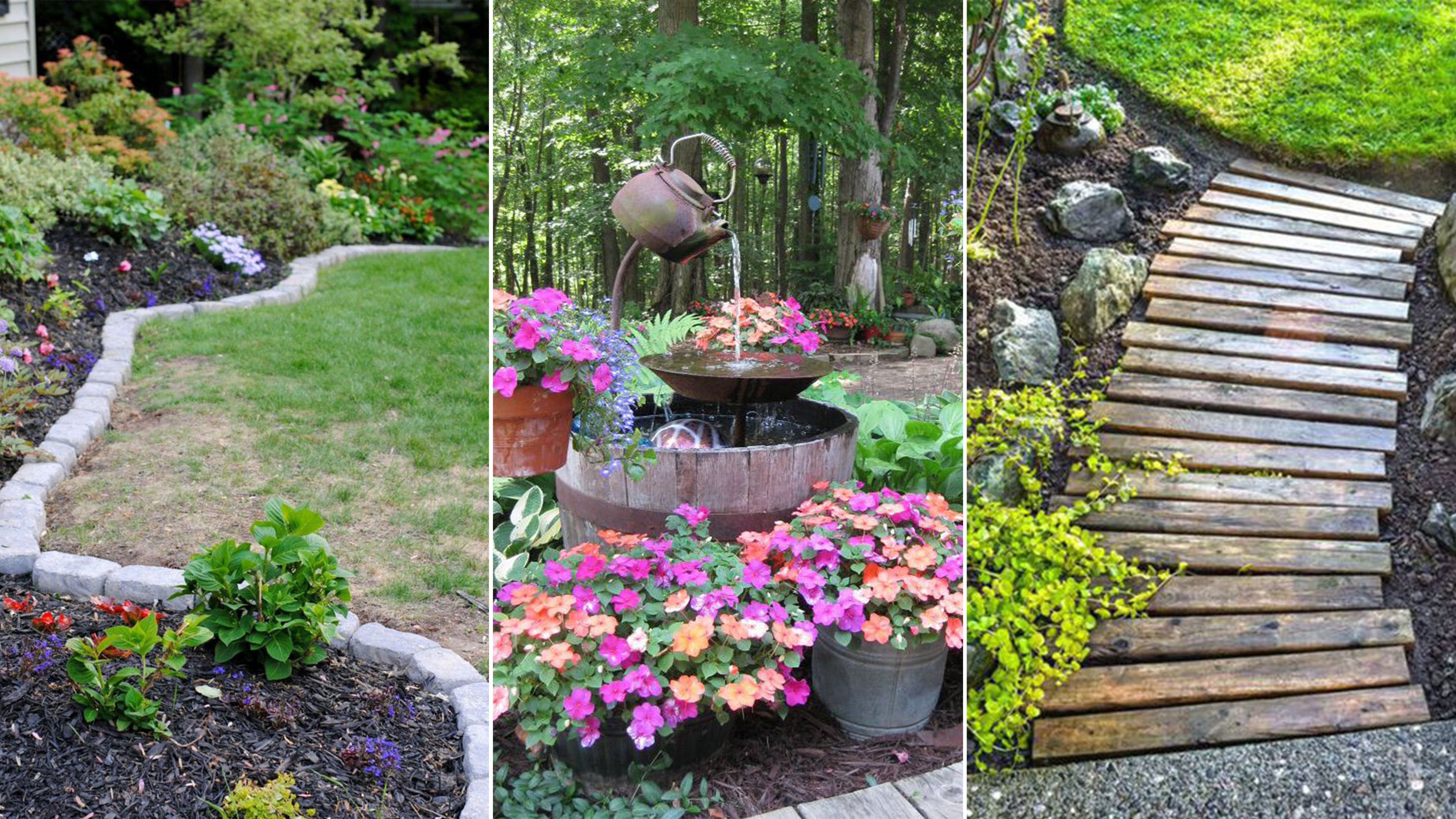 Cheap Flower Garden Ideas Homsgarden   Cheap Landscaping Ideas 1521580150 