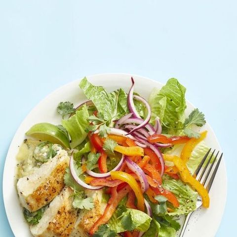 Dish, Food, Cuisine, Garden salad, Salad, Caesar salad, Ingredient, Vegetable, Produce, Vegetarian food, 