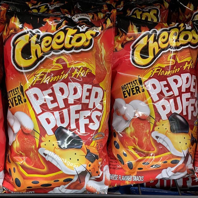 Cheetos New Flamin Hot Pepper Puffs Are The Hottest Variety Ever Made In The U S