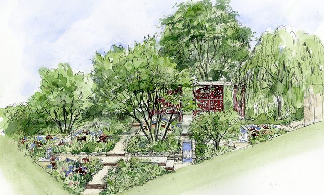 rhs chelsea flower show 2022 show garden morris and co designed by ruth willmott