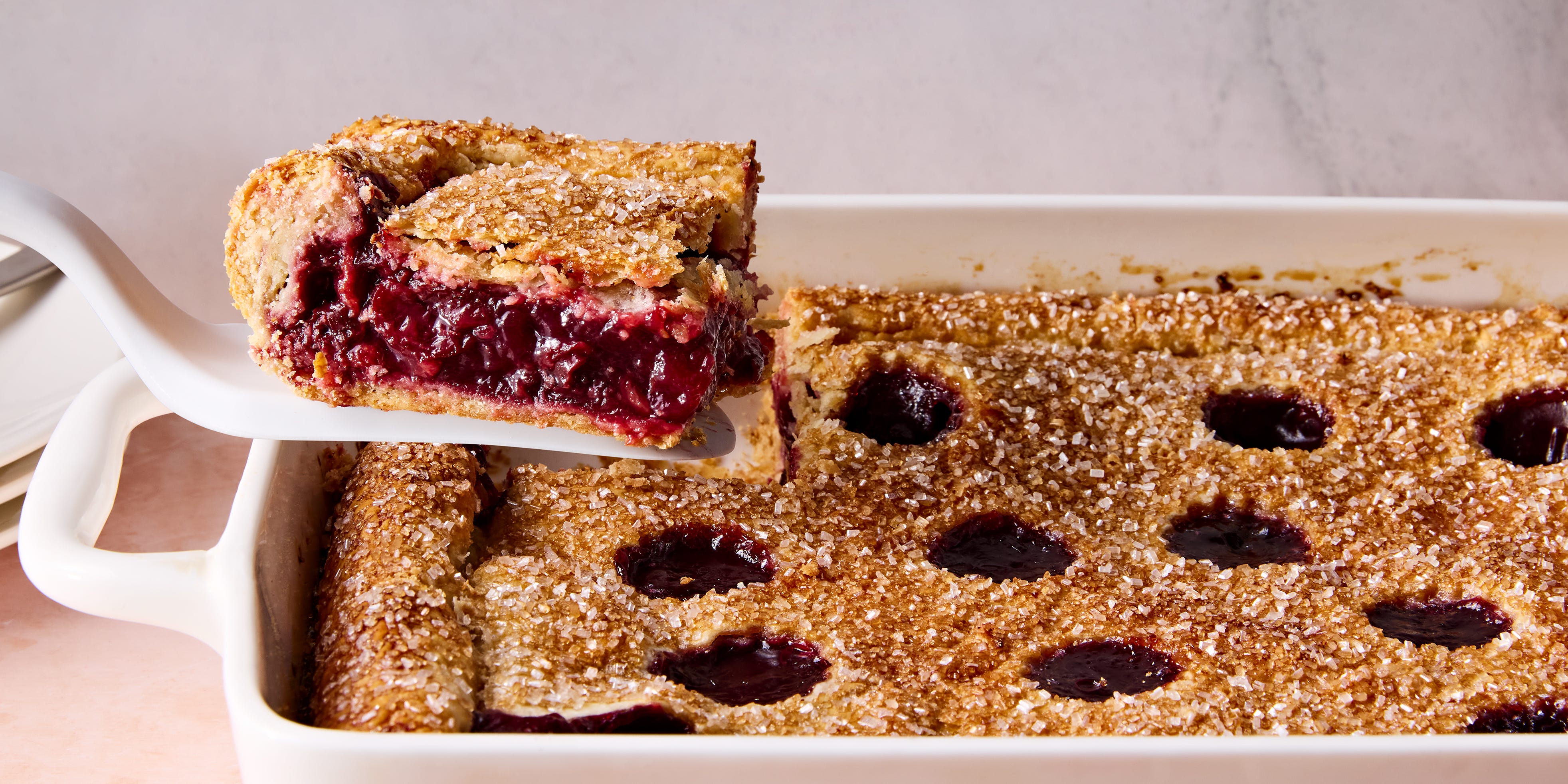 Our Cherry Slab Pie Bars Make Serving A Summer Crowd Easier Than Ever