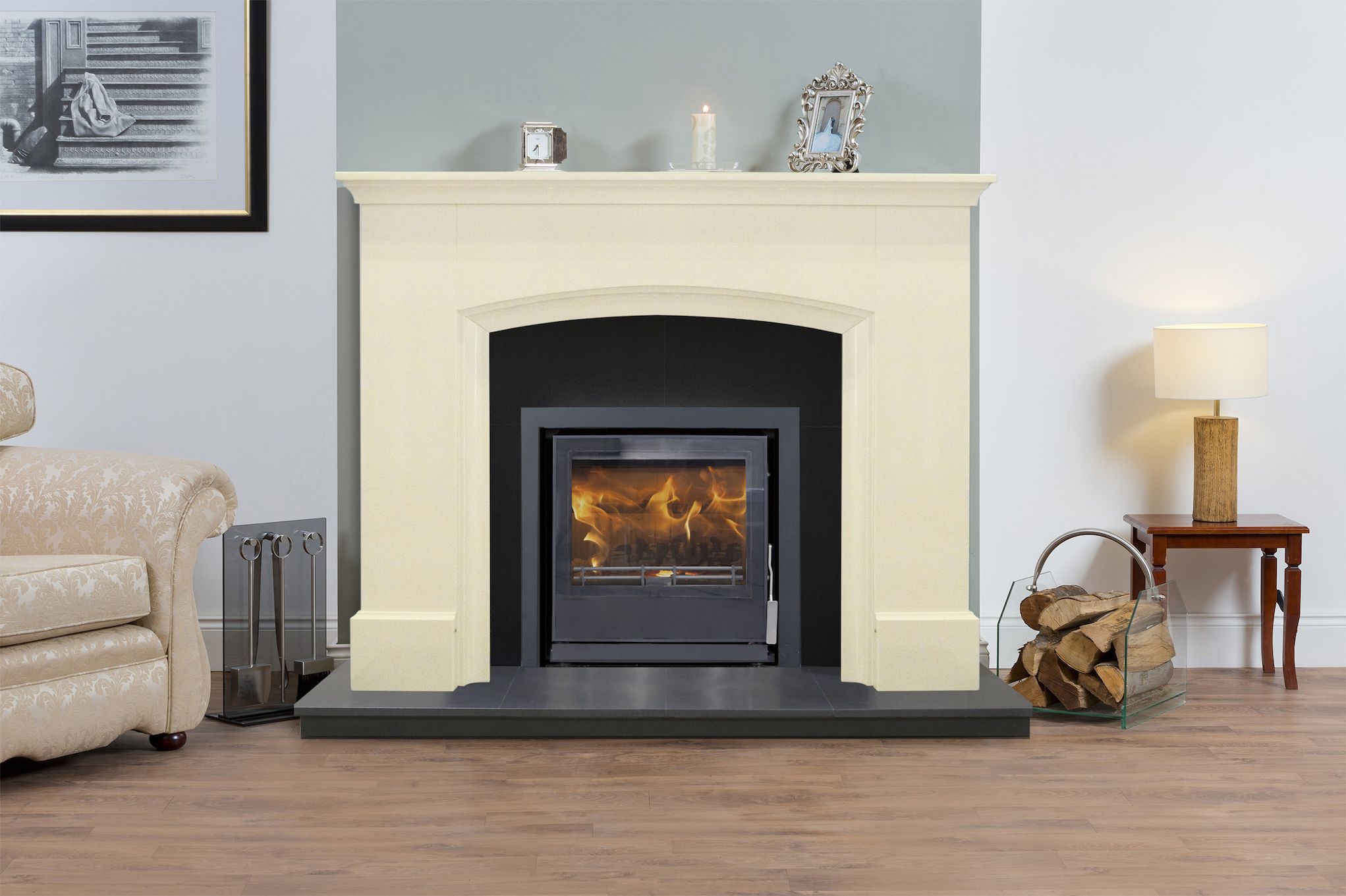 Fireplace Surround Ideas Choosing The, Wood Heater Surround Ideas
