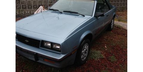 1986 Chevrolet Cavalier convertible front view