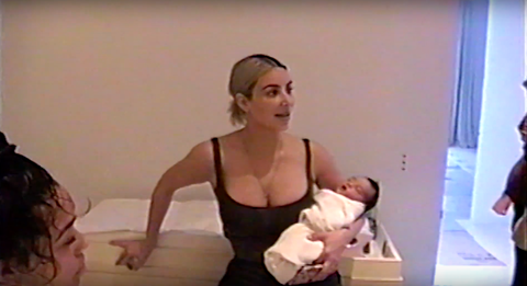 Kim Kardashian on new baby Chicago West Kim Kardashian just gave a sweet update about her new baby, Chicago West