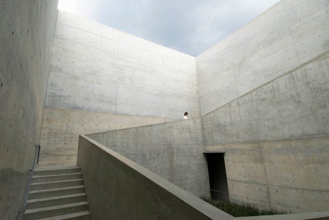 chichu art museum on naoshima island in japan designed by tadao ando