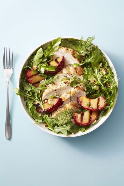 Chicken and Red Plum Salad - Healthy Lunch Ideas