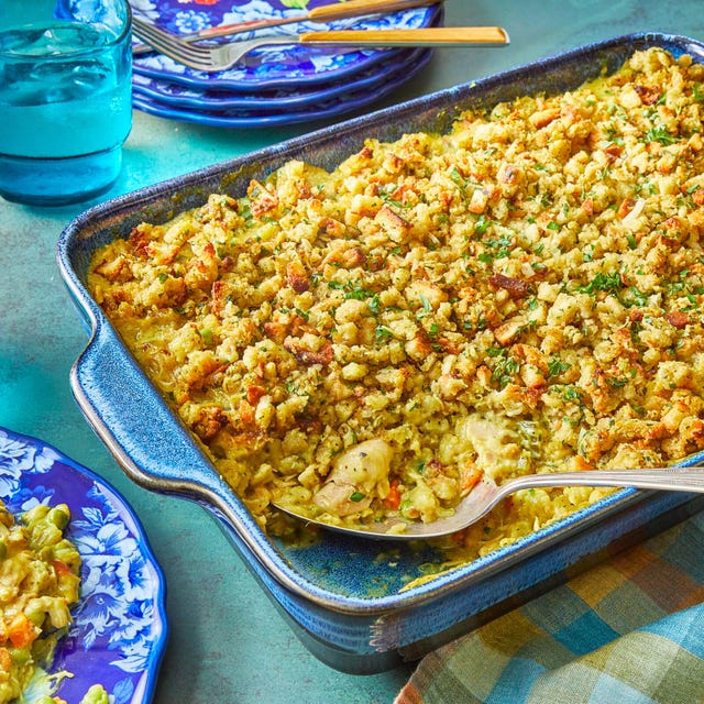 the pioneer woman's chicken and stuffing casserole recipe