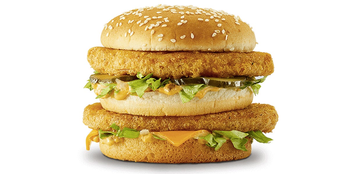 McDonald's Chicken Big Mac exists