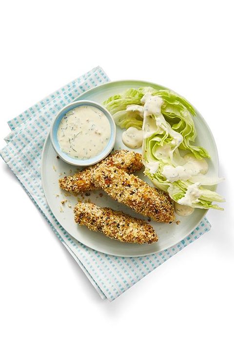 kid friendly dinner ideas everything chicken fingers with wedge salad