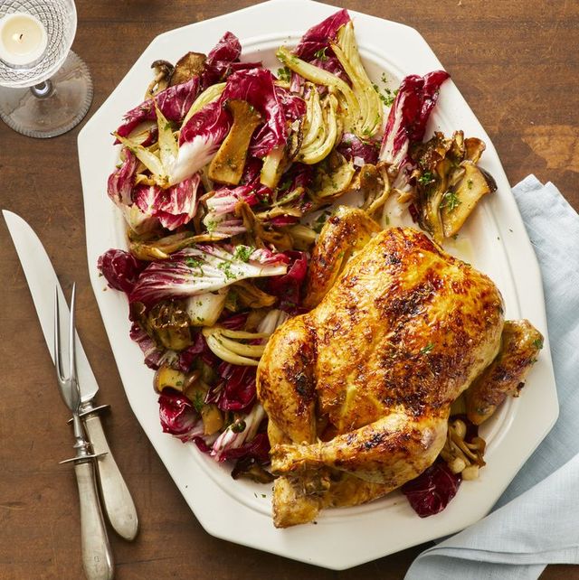 Healthy Easter Recipes - Whole Roasted Chicken With Salad