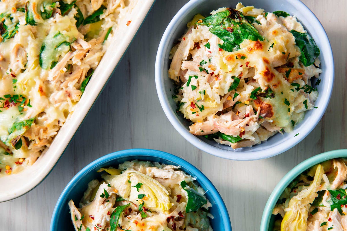 This Chicken Spinach Artichoke Casserole Is Ridiculously Good