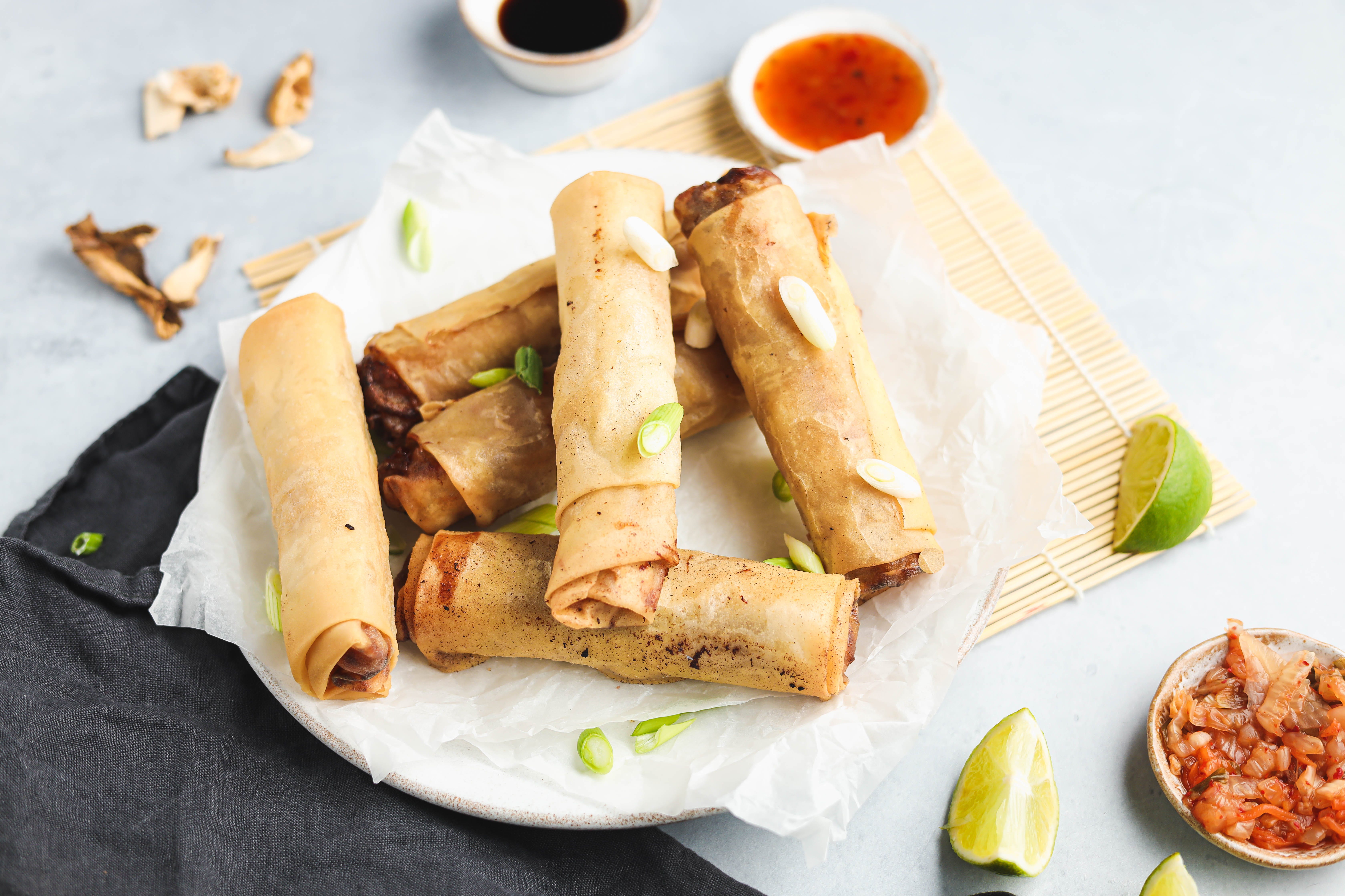 vietnamese chicken spring rolls