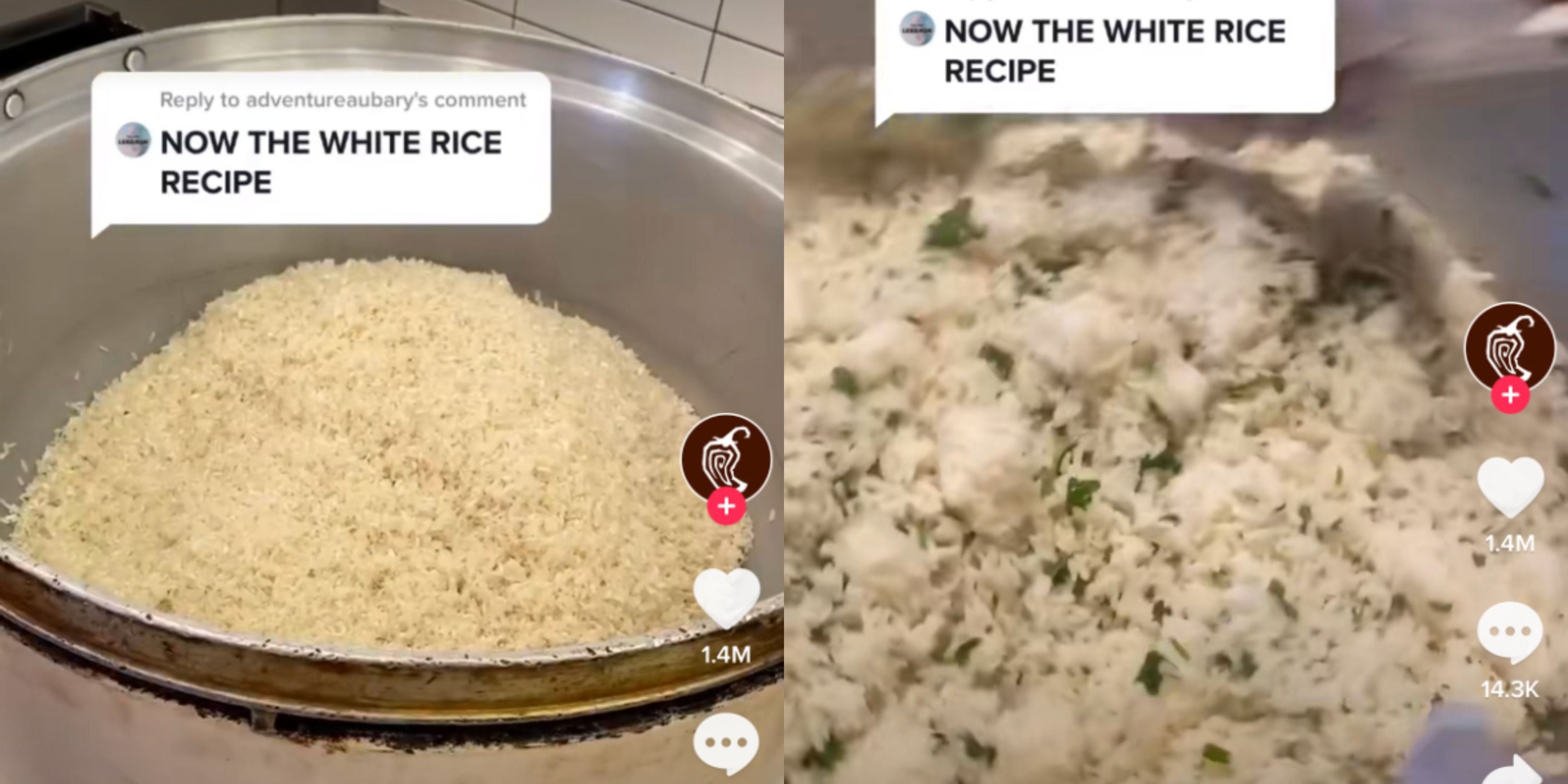 White rice from chipotle