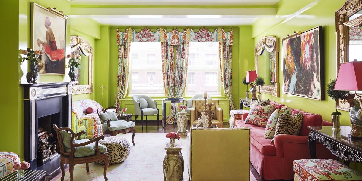 Best 40 Living Room Paint Colors 2021, What Color Curtains Look Good With Green Walls
