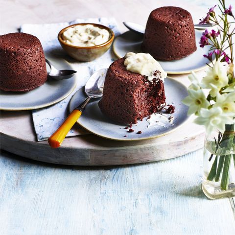 chocolate and beetroot steamed puddings