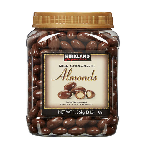 kirkland milk chocolate almonds