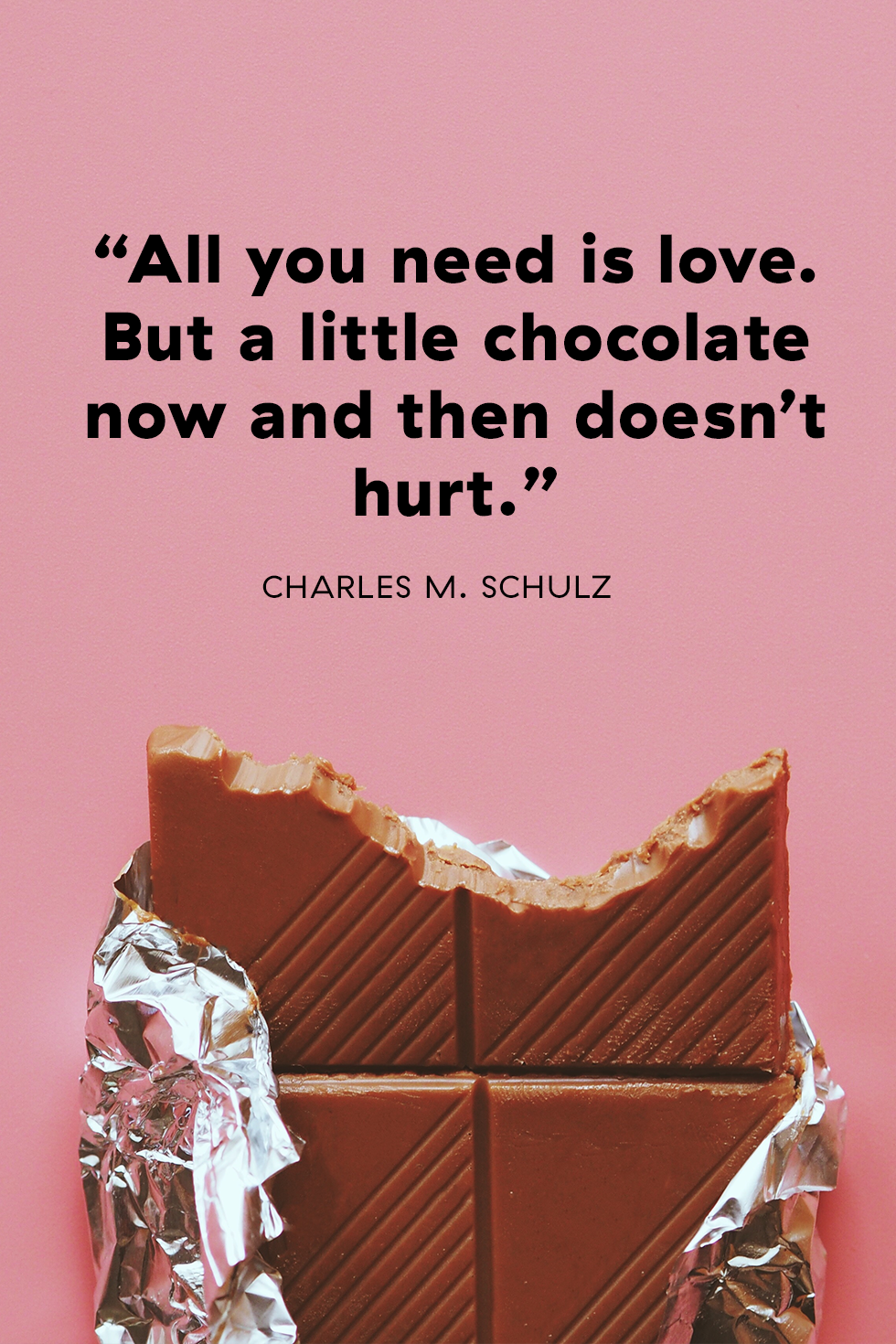 All You need is Love But a Little Chocolate Now and Then Doesn't Hurt  Candy Bar