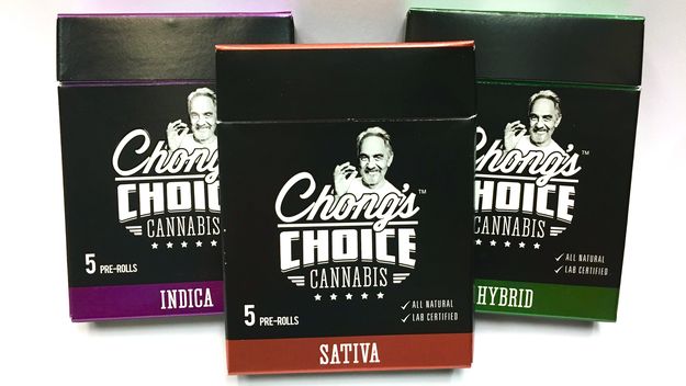 Chong's Choice pre-rolls branded by Tommy Chong
