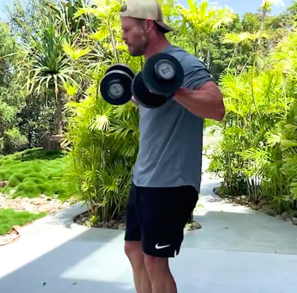 Chris Hemsworth Shared an Intense New Centr Workout to Help You Get Ripped for Summer