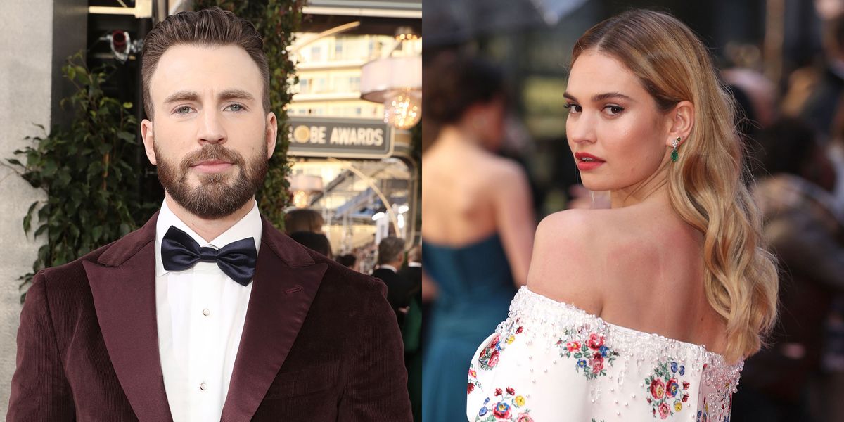 Are Chris Evans And Lily James Dating London Sighting