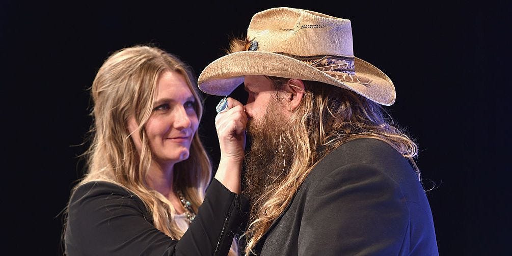 How Chris Stapleton and Wife Stapleton Met Chris and