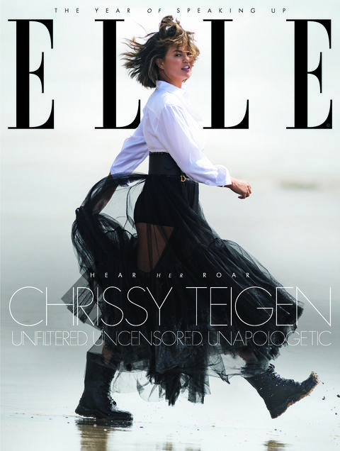 Chrissy Teigen is ELLE UK's January cover star