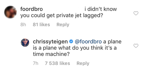 Chrissy Teigen S Best Clapbacks Chrissy Teigen Feuds