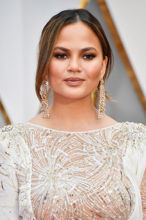hollywood, ca february 26 model chrissy teigen attends the 89th annual academy awards at hollywood highland center on february 26, 2017 in hollywood, california photo by frazer harrisongetty images